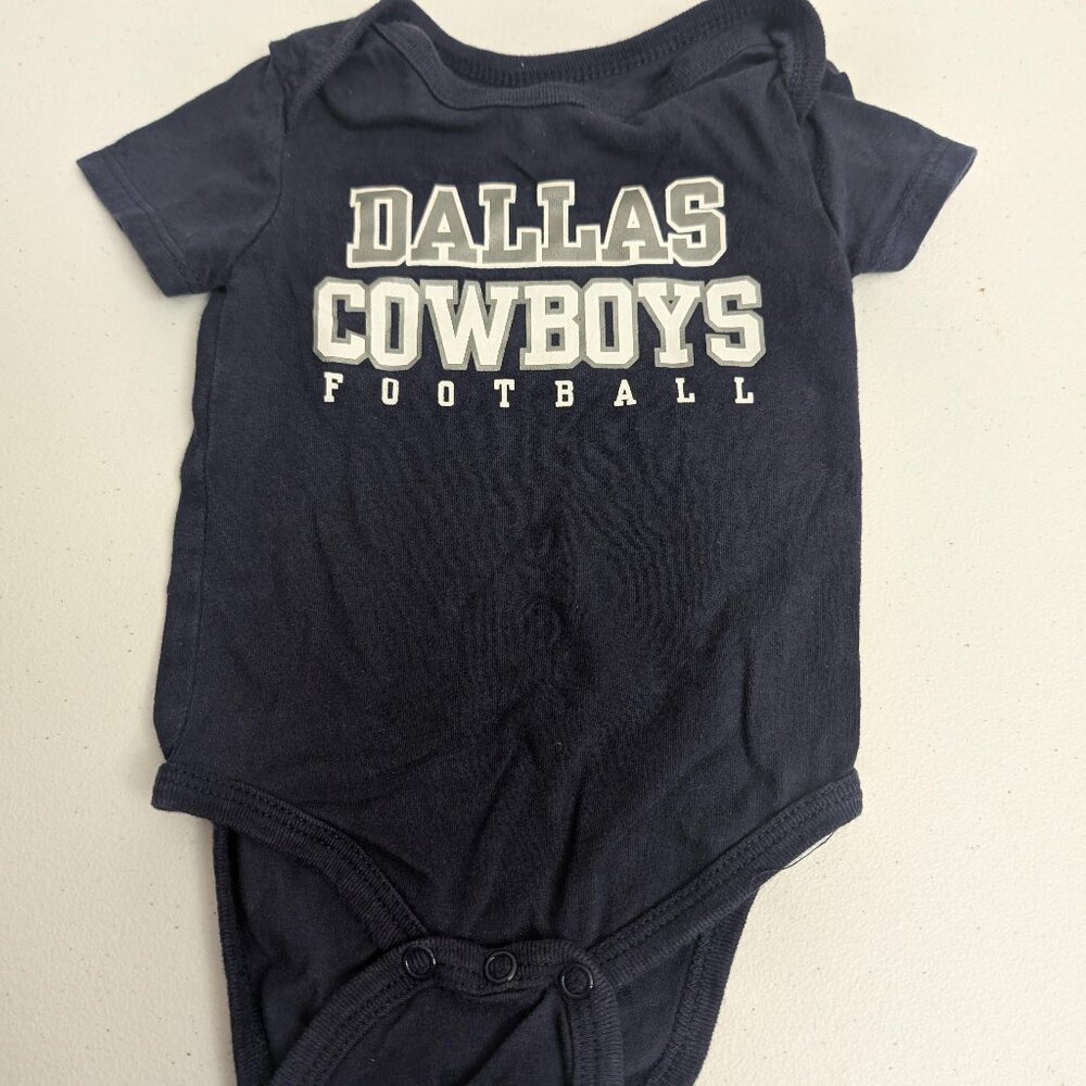 Dallas Cowboys baby onesie